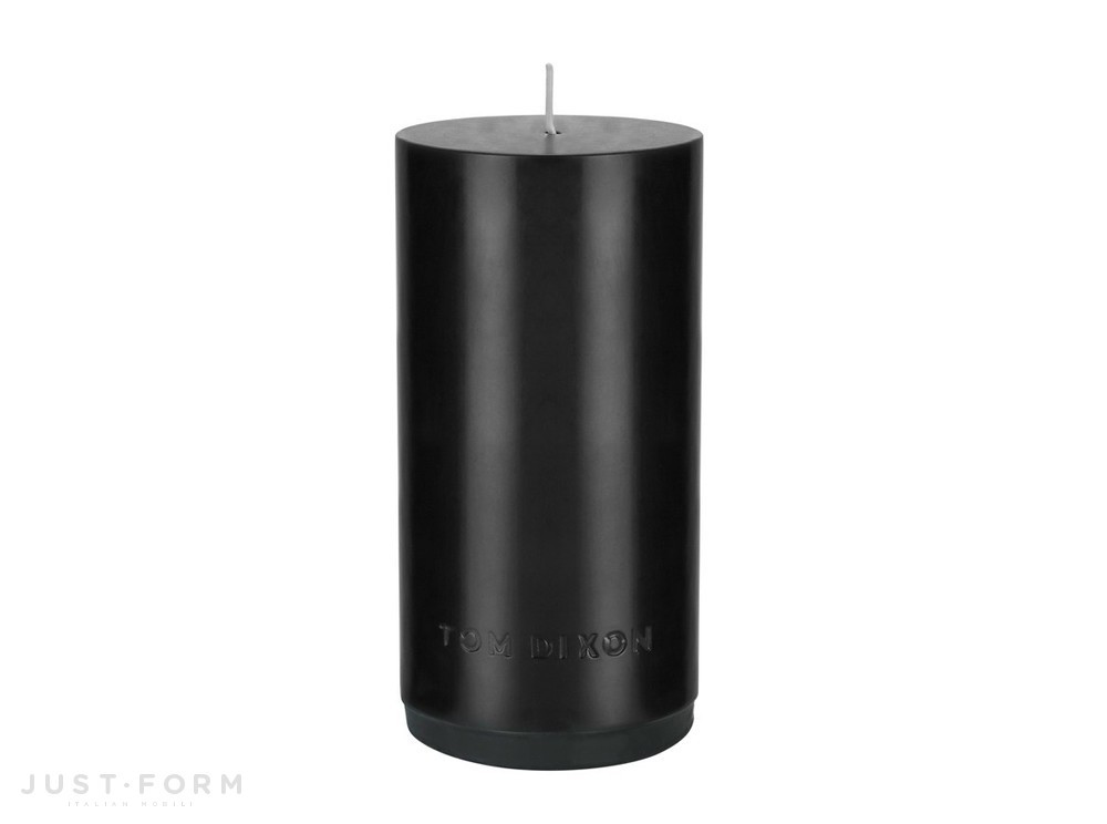 Свеча Candle Pillar Black фабрика Tom Dixon фотография № 1