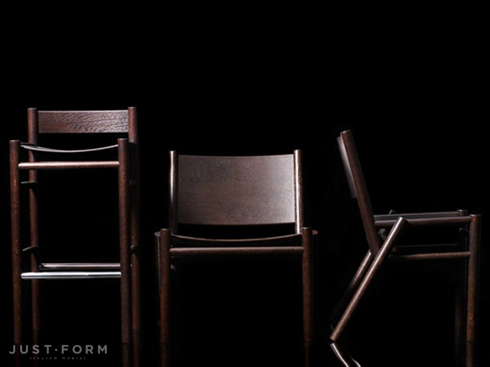 Кресло Peg Lounge Chair Stained Brown Oak фабрика Tom Dixon фотография № 3