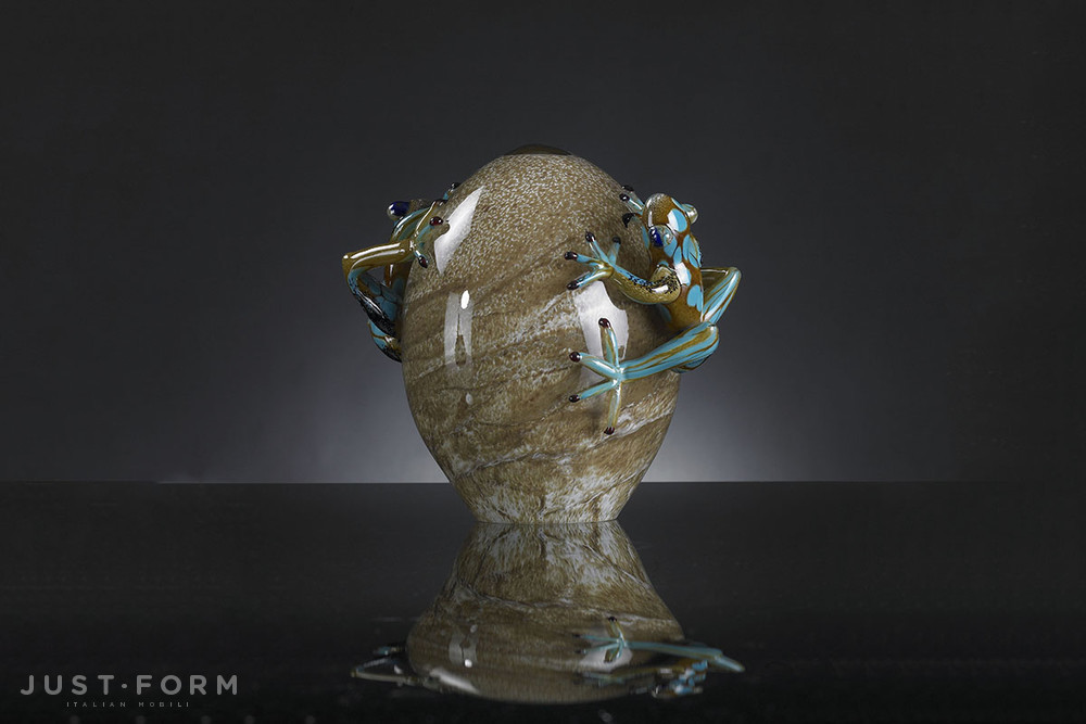 Декоративный предмет Egg In Crack With Geko фабрика VGnewtrend фотография № 3