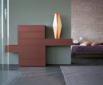 Комод 36 E8 Lacquered And Glass