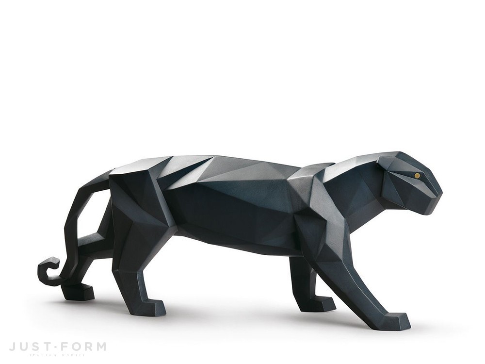 Декоративный предмет Panther (Black Matte) фабрика Lladró фотография № 1