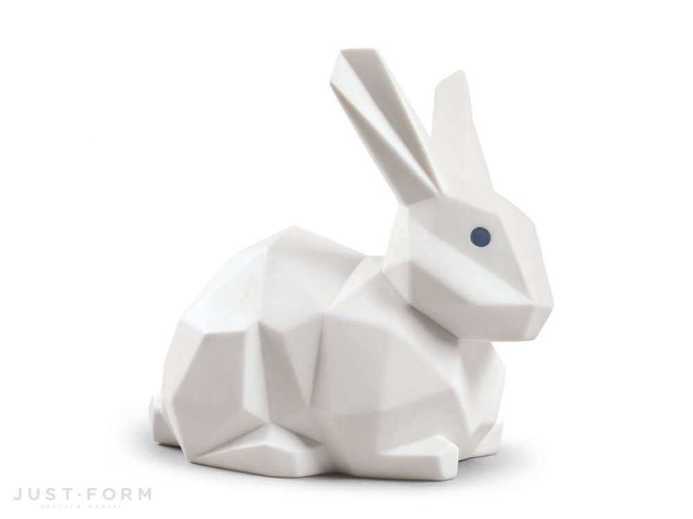 Декоративный предмет Rabbit White Matte фабрика Lladró фотография № 1