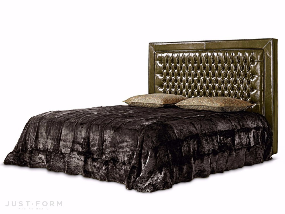 Кровать с мягким изголовьем Notte Italiana фабрика Mascheroni фотография № 1