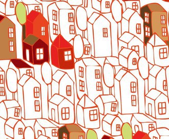 Обои Wall&Deco Dream Town