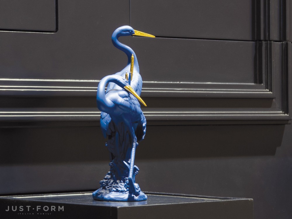 Декоративный предмет Courting Cranes Blue And Gold фабрика Lladró фотография № 1