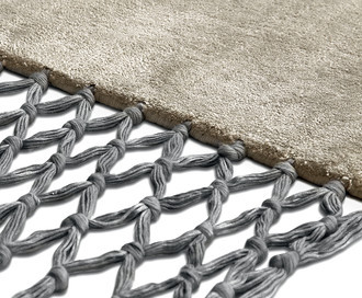 Ковер Fringes Pearl + Grey