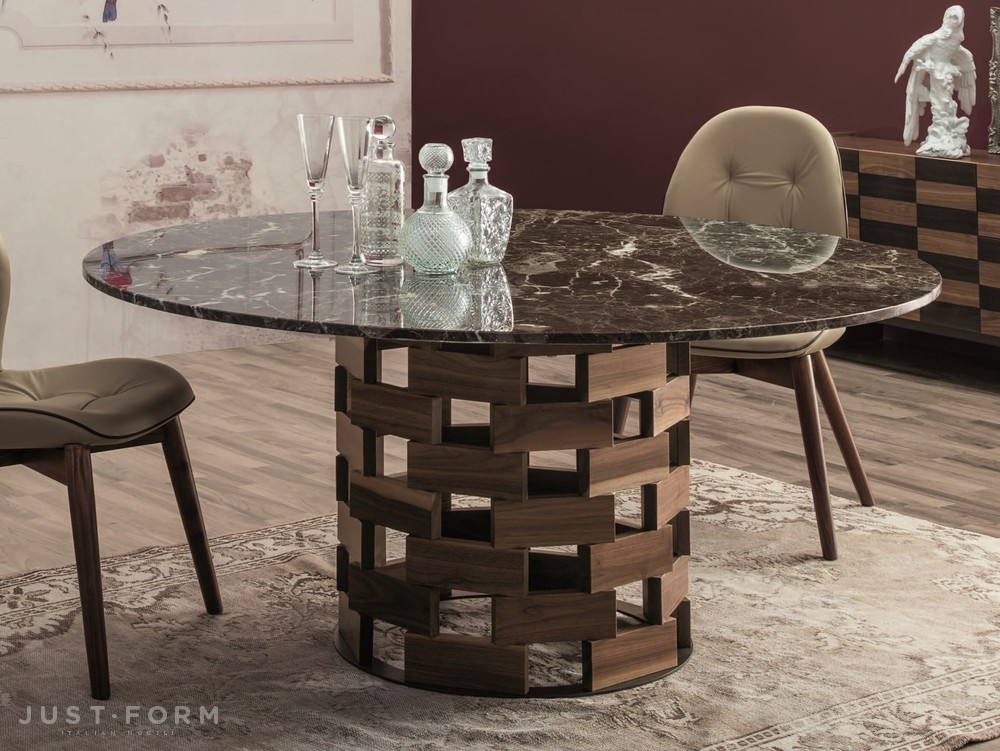 Стеклянный столик Colosseo фабрика Tonin Casa фотография № 4