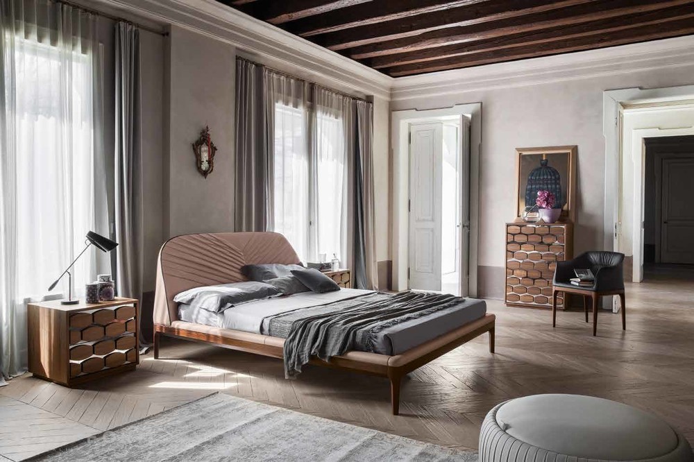 Двуспальная кровать Michelangelo фабрика Tonin Casa фотография № 7