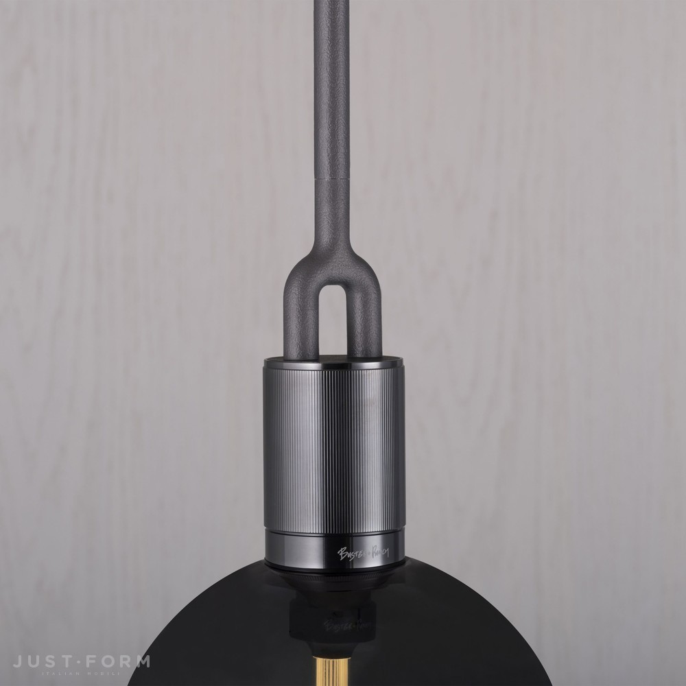 Подвесной светильник Forked Pendant / Globe / Smoked / Medium / Gun Metal фабрика Buster + Punch фотография № 2