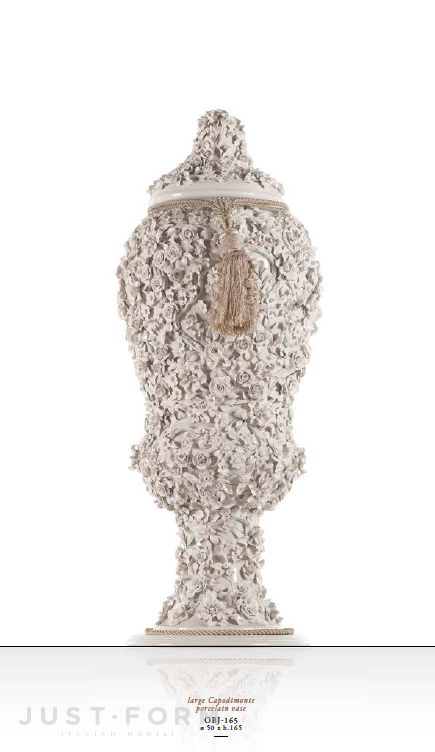 Фарфоровая ваза Capodimonte фабрика Jumbo Collection фотография № 2