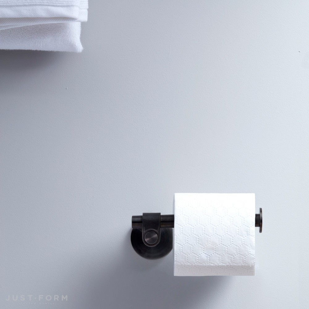 Держатель для туалетной бумаги Toilet Roll Holder / Cast / Welders Black фабрика Buster + Punch фотография № 5