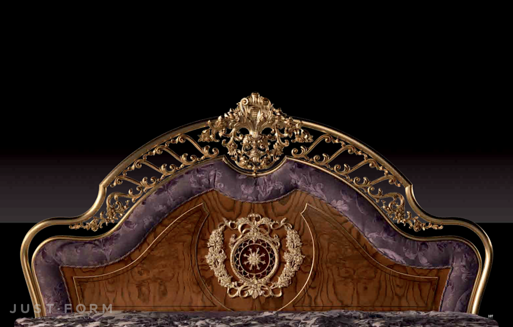 Кровать с латунным изголовьем Opera фабрика Jumbo Collection фотография № 2