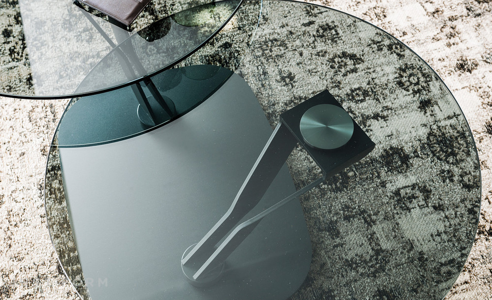 Стеклянный столик Viper фабрика Cattelan Italia фотография № 4