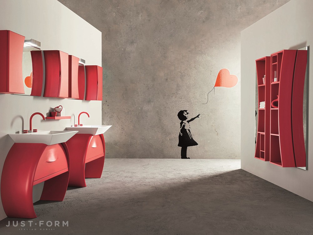 Комплект мебели для ванной комнаты Moon02 фабрика Cerasa фотография № 6