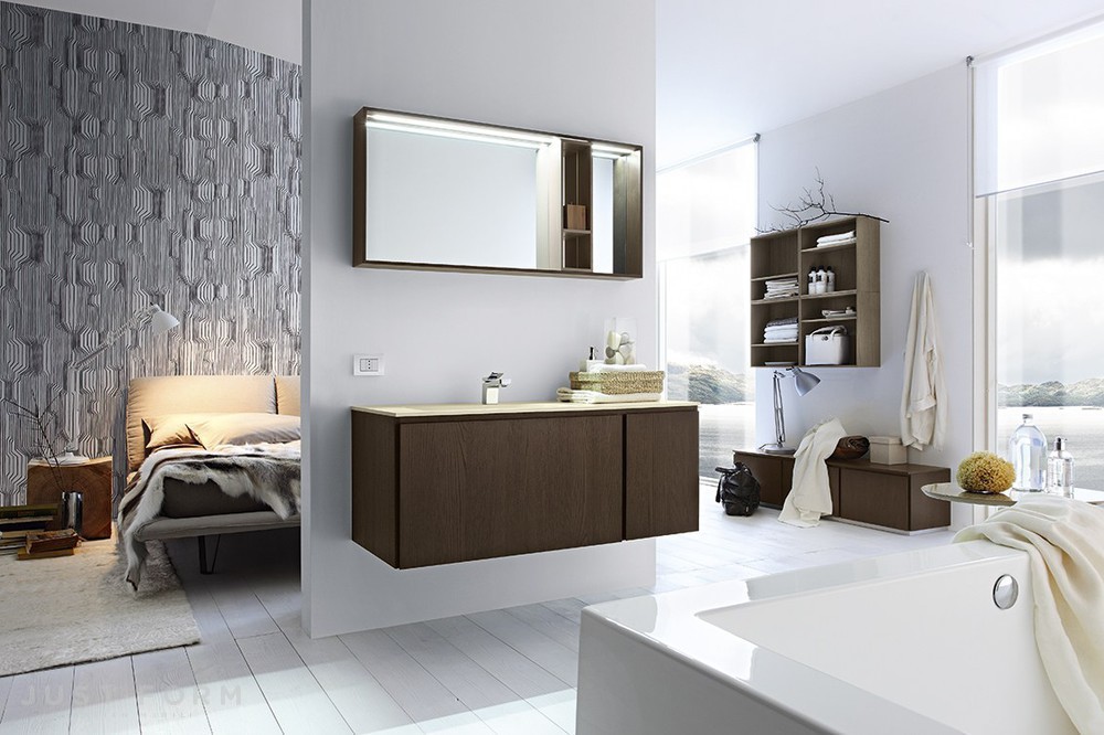 Комплект мебели для ванной комнаты Suede20/21 фабрика Cerasa фотография № 1