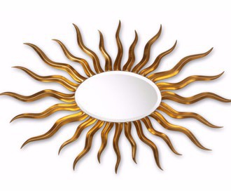 Зеркало Elliptical Sunburst