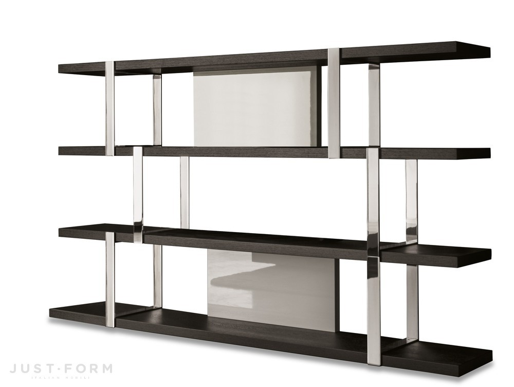 Книжный шкаф Dalton Chrome фабрика Minotti фотография № 1