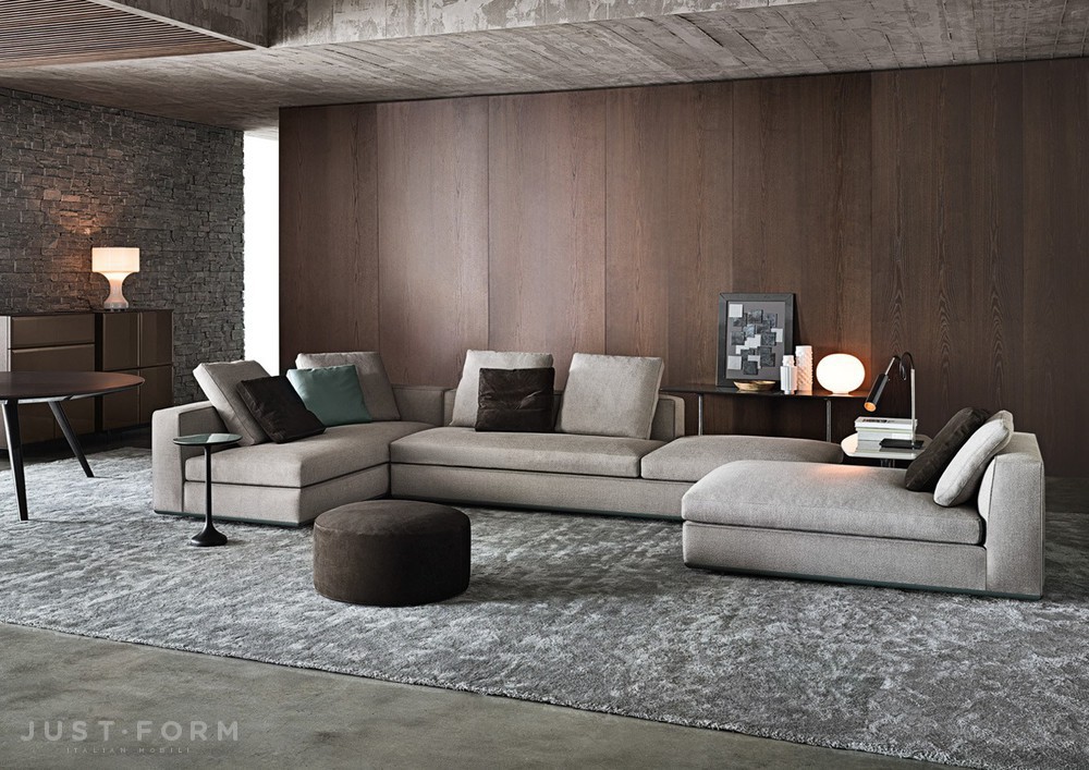 Диван с одним подлокотником Powell  фабрика Minotti фотография № 16