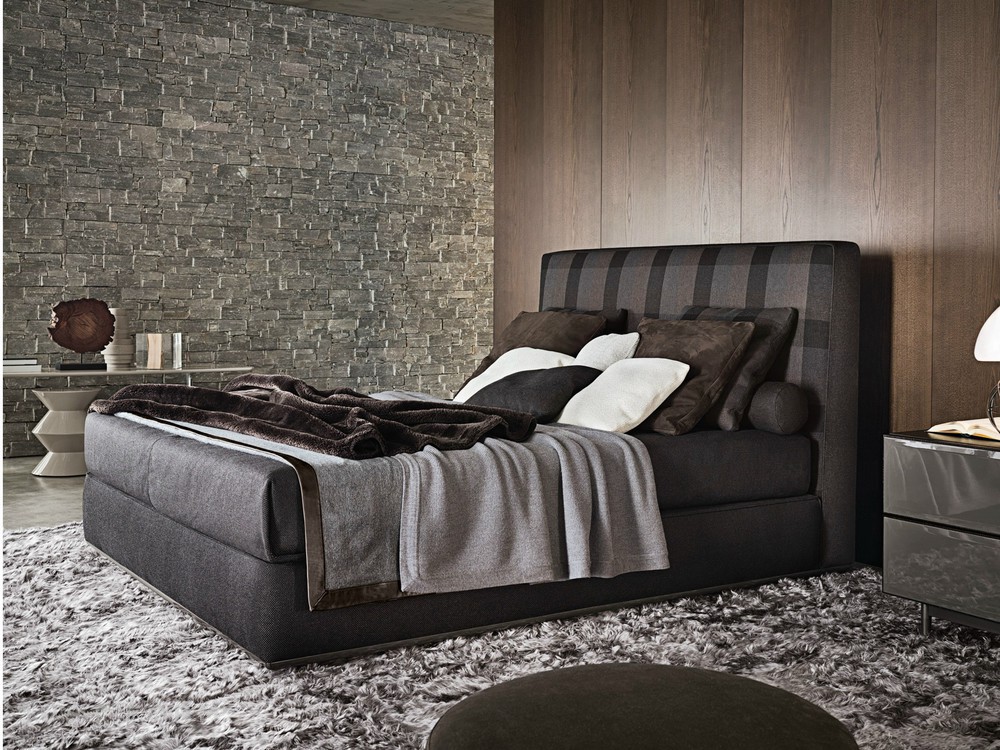 Кровать Powell Bed.121 фабрика Minotti фотография № 2
