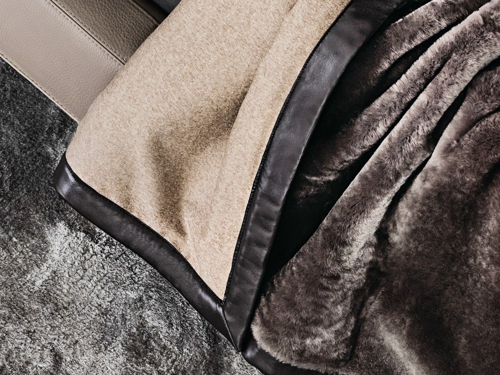 Покрывало Rowland Plaid фабрика Minotti фотография № 1