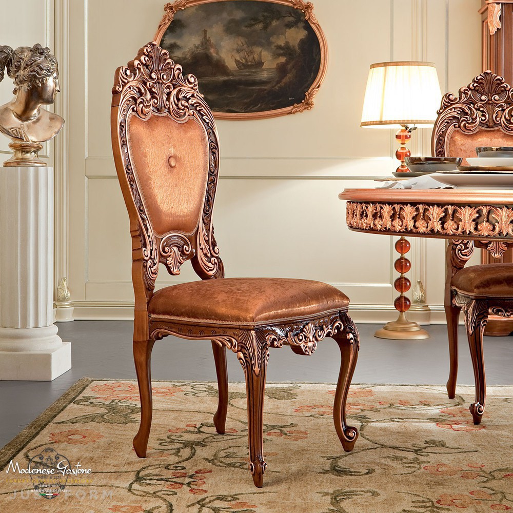 деревянные стулья в стиле барокко