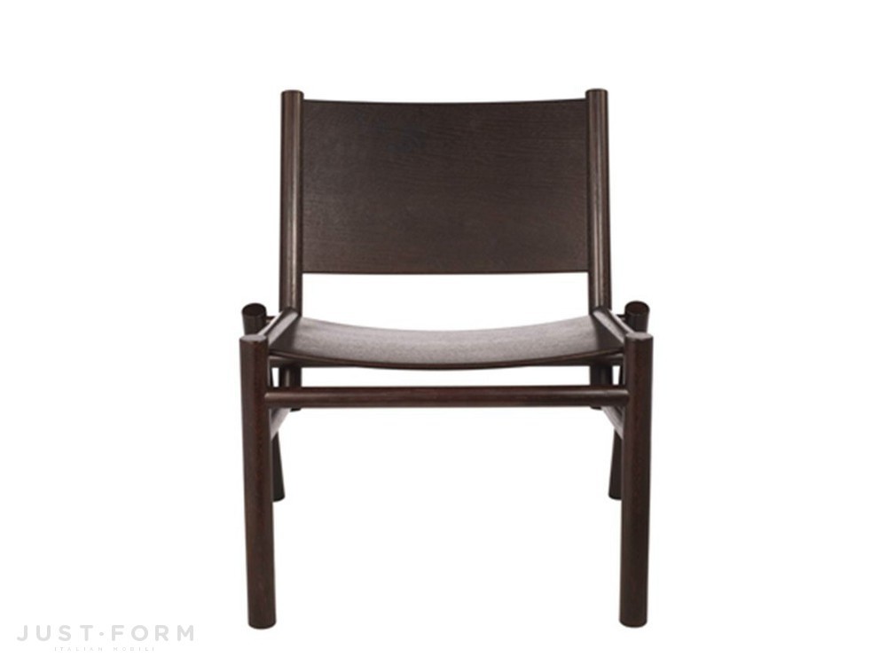 Кресло Peg Lounge Chair Stained Brown Oak фабрика Tom Dixon фотография № 1