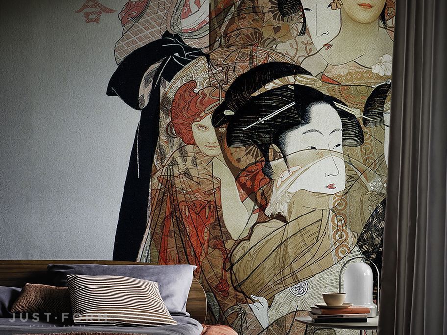 Обои Nouveau Geisha фабрика Wall & Deco фотография № 1
