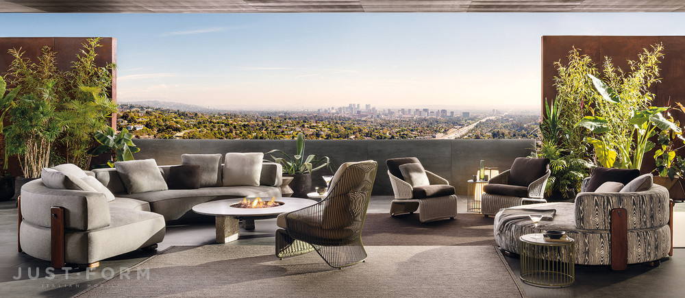 Уличный модульный диван Florida Outdoor фабрика Minotti фотография № 23