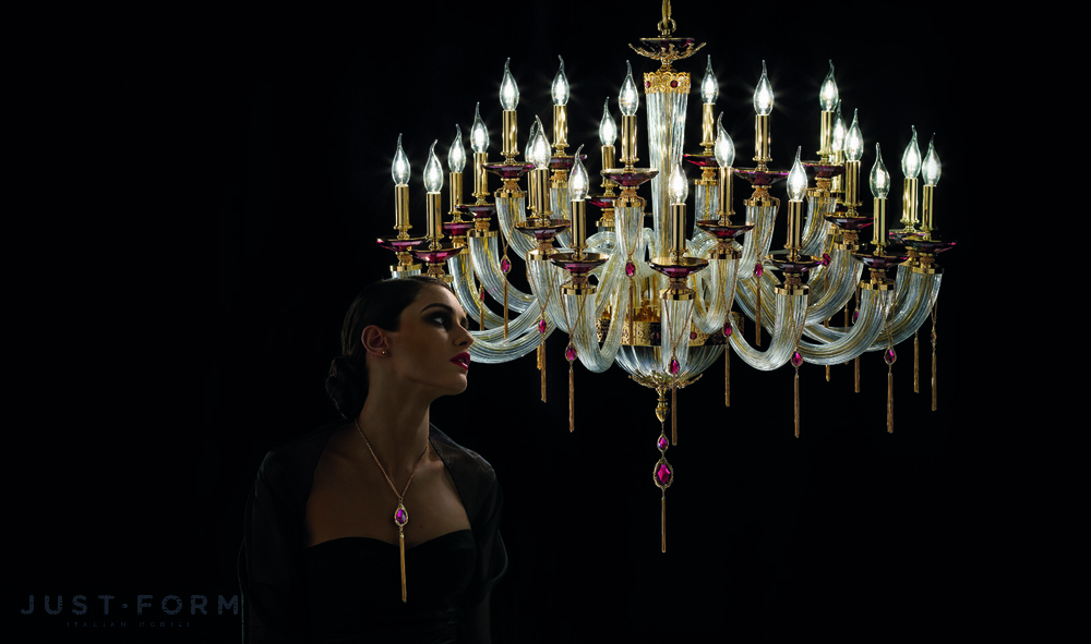 Подвесной светильник Euroluce Lampadari Julienne L12+6+6 фабрика Euroluce Lampadari srl фотография № 2