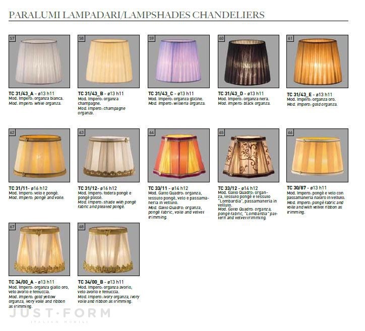 Подвесной светильник Euroluce Lampadari Julienne L12+6+6 фабрика Euroluce Lampadari srl фотография № 8