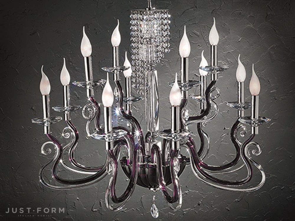 Подвесной светильник Euroluce Lampadari Venice Superlux L8+4 фабрика Euroluce Lampadari srl фотография № 1