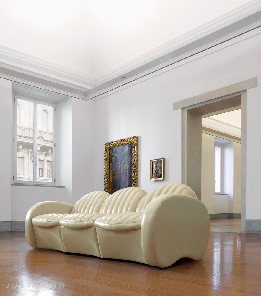Кожаный диван Botero фабрика Mascheroni фотография № 3