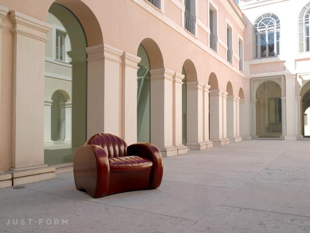Кожаное кресло  Botero фабрика Mascheroni фотография № 11