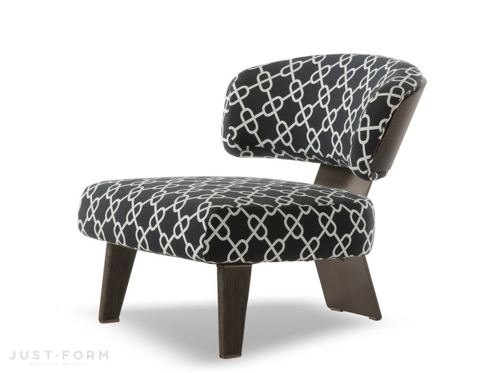 Маленькое кресло Creed Wood фабрика Minotti фотография № 3
