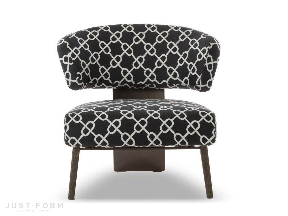 Маленькое кресло Creed Wood фабрика Minotti фотография № 4