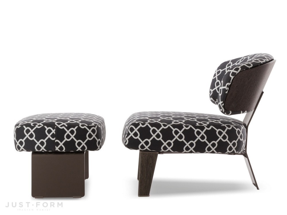 Маленькое кресло Creed Wood фабрика Minotti фотография № 6