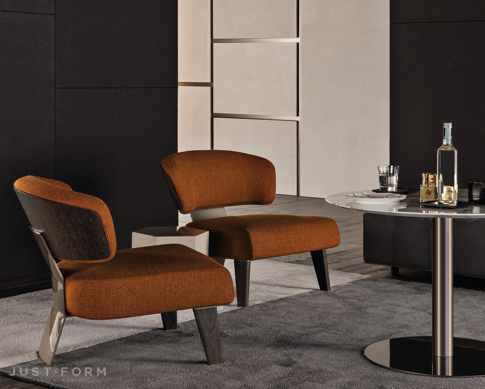 Маленькое кресло Creed Wood фабрика Minotti фотография № 8