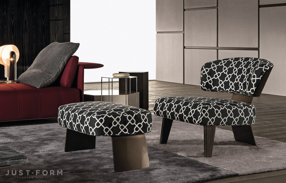 Маленькое кресло Creed Wood фабрика Minotti фотография № 10