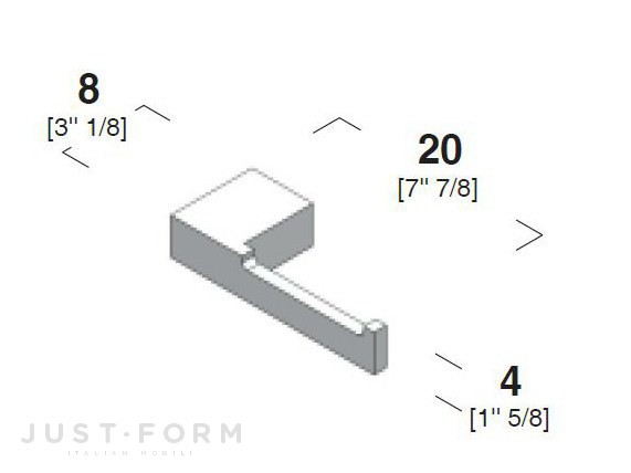 Держатель рулона Unico фабрика Rexa Design фотография № 2