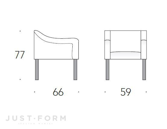Маленькое кресло Moderno фабрика Formenti фотография № 2