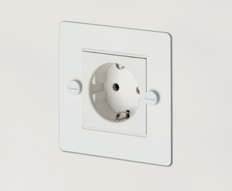 Розетка одиночная 1G Euro Socket / White