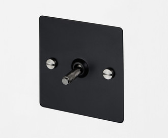Проходной переключатель 1G Intermediate Toggle Switch / Black / Steel