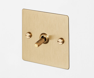 Перекресный переключатель 1G Intermediate Toggle Switch / Brass