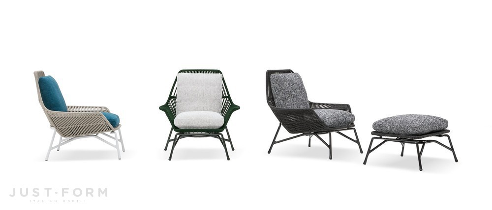 Outdoor Armchair Prince “CORD” Outdoor фабрика Minotti фотография № 2