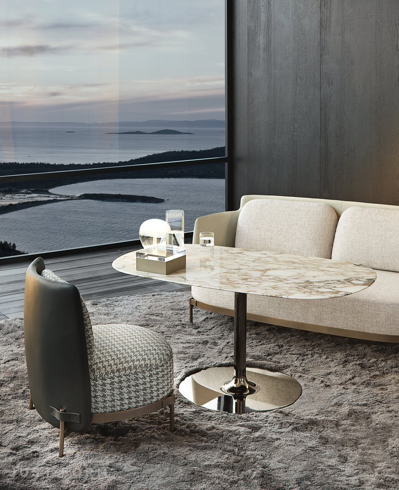 Стол Oliver Lounge фабрика Minotti фотография № 3
