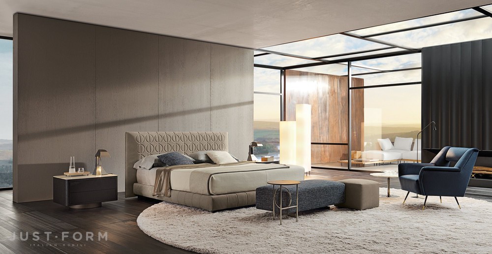 Кровать Curtis фабрика Minotti фотография № 3