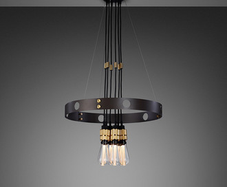 Люстра Hero Light / Graphite / Brass