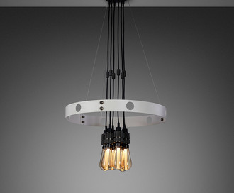 Люстра Hero Light / Stone / Smoked Bronze