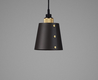Подвесной светильник Hooked 1.0 Small / Graphite / Brass