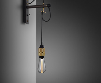 Бра Hooked Wall / Nude / Graphite / Brass